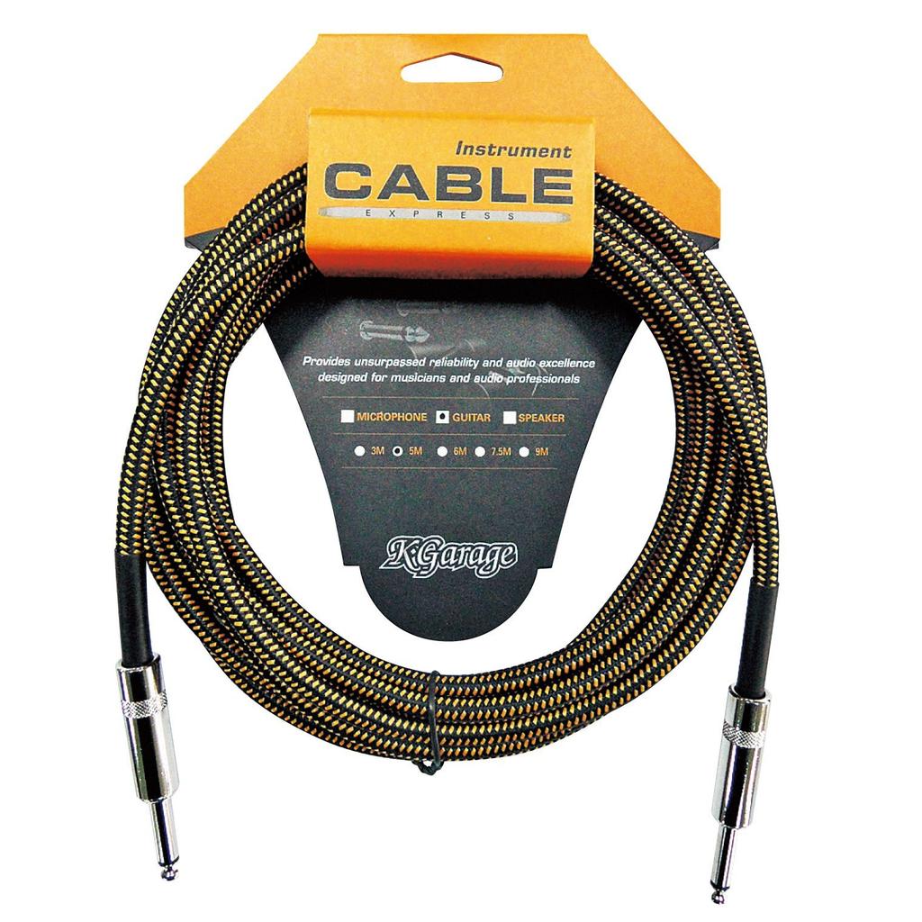 K-GARAGE Guitar Cord 5m FGC-5 BlackOrange