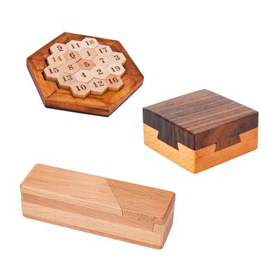 Stil Knobelaufgabe Mysteriöse Schatzkiste Puzzles Spielzeug für Erwachsene Kinder Anti-Stress Abbau Spielzeug