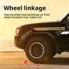 ksgzm1 1:24 Large Toyota Prado Off-Road Vehicle Simulation Alloy Car Model Children's Toy Car Boys SUV Collection Decoration Gifts