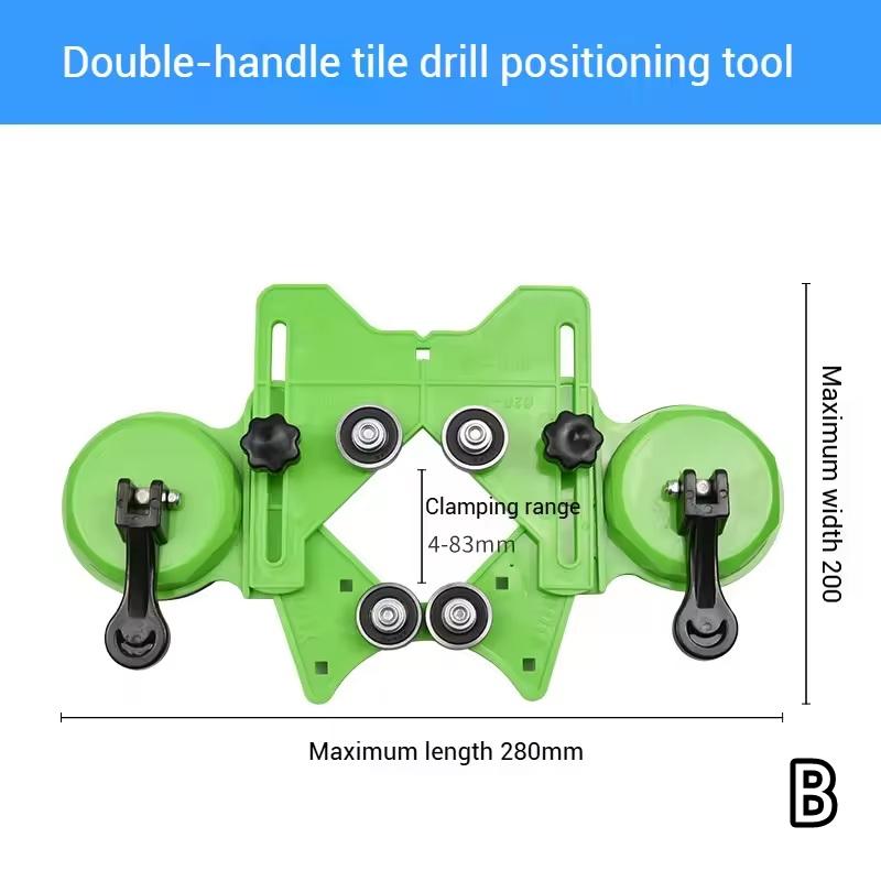 Glass Tile Opening Locator Suction Cup Marble Punch Drill Guide Diamond Drill Adjustable Guide Hole Locator