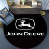 John Deere Design Round Rug for Livingroom,Bedroom, Palyroom, Chair Rug, Area Rug, Circle Carpet, Fan Christmas Gift