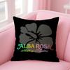 Fashion AALBA RROSA Cushion Cover Comfort Sofa Bed Silky Elegant Invisible Zipper Decorative Holiday Gifts