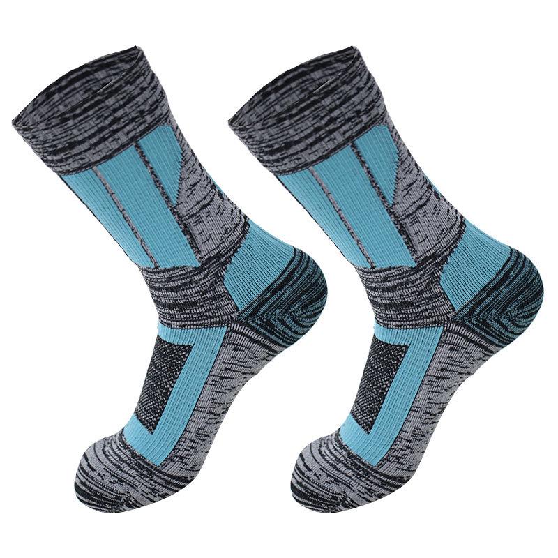 Waterproof Breathable Winter Sports Socks for Mountaineering, Cycling, Fishing & Skiing - Double Layer, Thickened & Warm