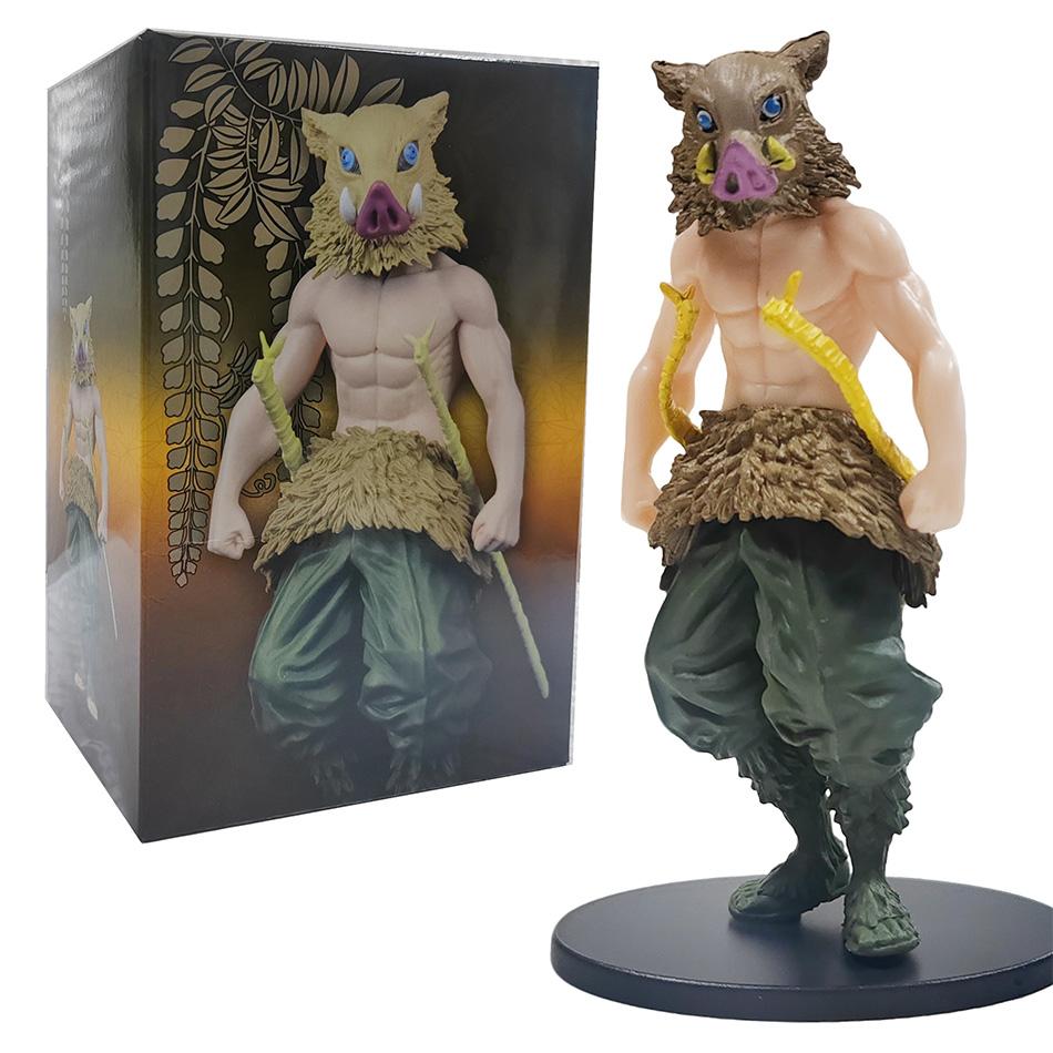 Neue Anime-Figur Dämonentöter Figur Kimetsu No Yaiba Puppe Tanjiro Nezuko Zenitsu Figur Inosuke Krieger Actionfigur Modell Spielzeug