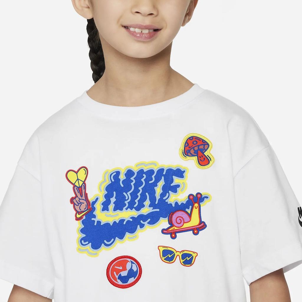 Nike Kids T Shirts Crew Neck Moderate FV2540-100