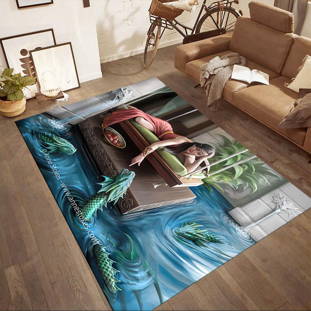Gothic Style Area Rug Design for Living Rooms Playrooms Kitchen Foyer Antislip Carpet Office home decor Perfect Gift for Friends & Family