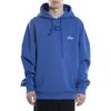 WE11DONE WD Embroidered Logo Hoodie Blue Unisex Tops WD-TP3-20-707-U-BL