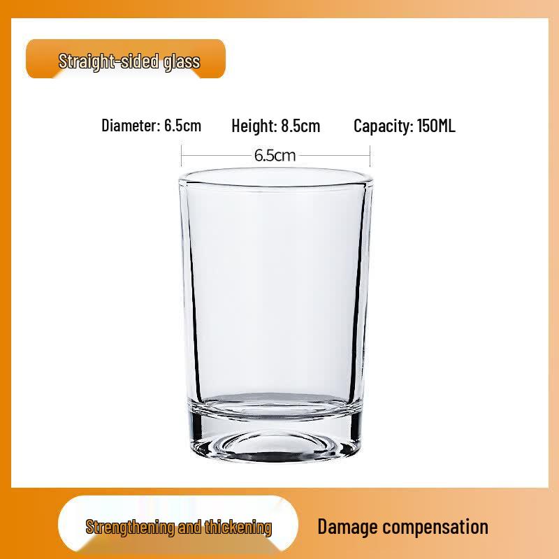 Qiwei Small Octagonal Tempered Beer Glass