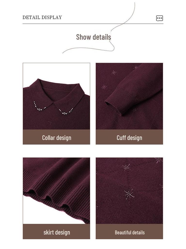 Stylish Doll Collar Sweater: Age-Defying, Light Luxury Lapel Top for Women (2026 Edition)
