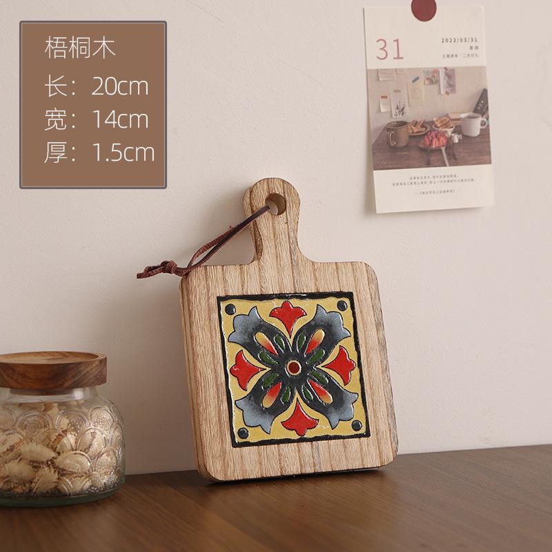 Kitchen Insulation Pot Mat Retro Home Dining Cup Mat Clay Pot High Temperature Resistant Kitchen Table Mat Storage Organization