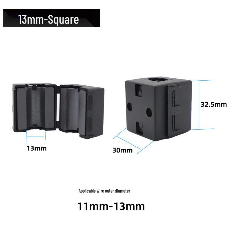 Snap-On Nickel-Zinc Ferrite Core Magnetic Ring for Anti-Interference Shielding