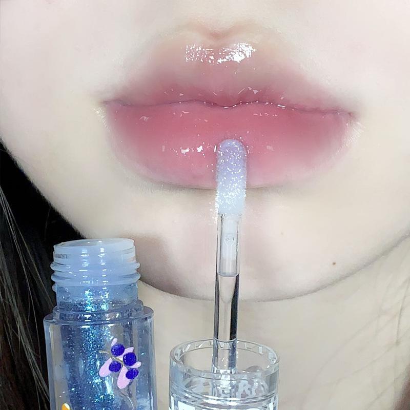 HER ORANGE~ Boo Boo Moisturizing Lip Nectar Clear Lip Oil Watery Mirror Glass Lip Glaze Lip Treatment Lip Balm