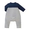 MIKI HOUSE Baby Coverall Romper for Boys and Size Navy Girls, 80cm, Blue, 43-1201-384