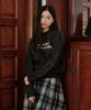 BELLOL Lettering Pullover Knit Charcoal