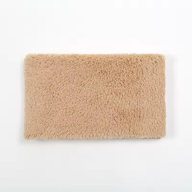 Kashmir Varm Farge Ring Vinter Skjerf Ensfarvet Plysj Tykk Utendørs Sport Menn Kvinner Halsduk Full Ansiktsmaske Skjerf