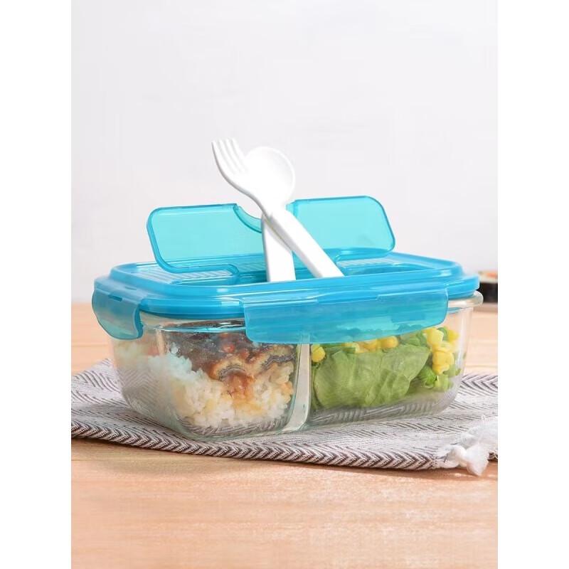Lock&Lock Divided Glass Lunch Box