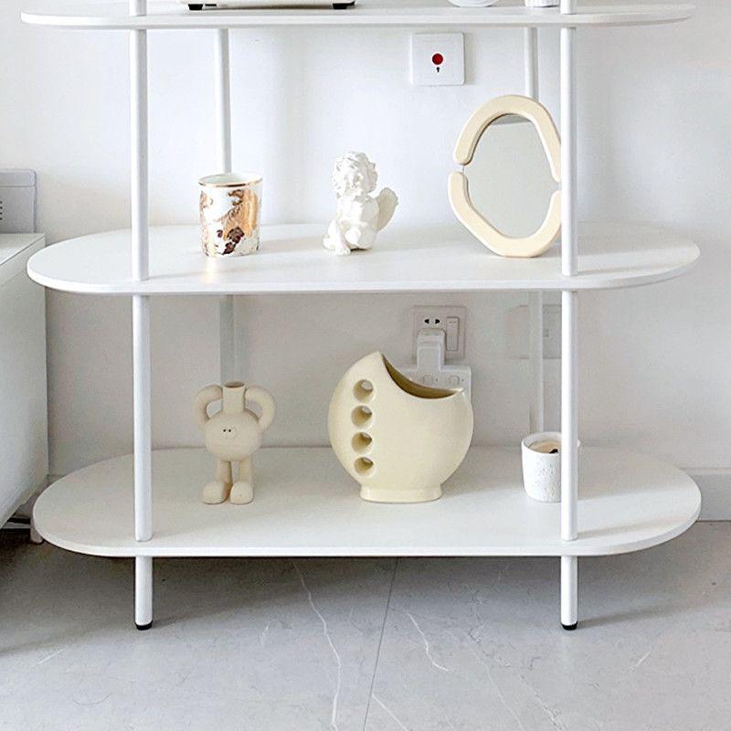 Wrought Iron Beauty Salon Display Rack for Cosmetics and Nail Products