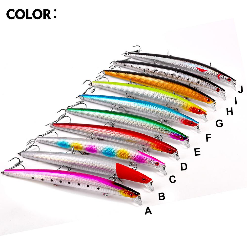 Neu Meer Angeln Minnow 18,5 cm Köder 24,5g 10 Farbe 6 #