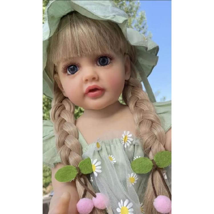 21'' Vinyl Reborns Sleeping Doll Girl Doll Life Like Toy that Looks Real