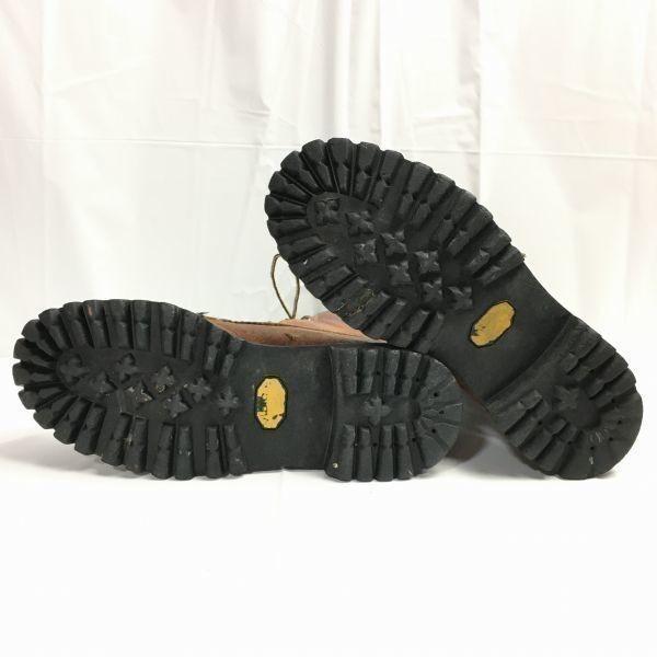 Vzácné Vintage HERMAN Survivor Vojenské Boty Hnědé Velikost 8.5 Pánské(POUŽITÝ)