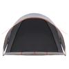 Tunnel Tent with Grey and Orange Roof 370 x 275 x 210 cm