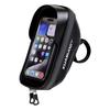 EVA Bicycle Front Frame Bag Waterproof Handlebar Cell Phone Bag Large Capacity Bike Top Tube Holder Case for Smart Phones