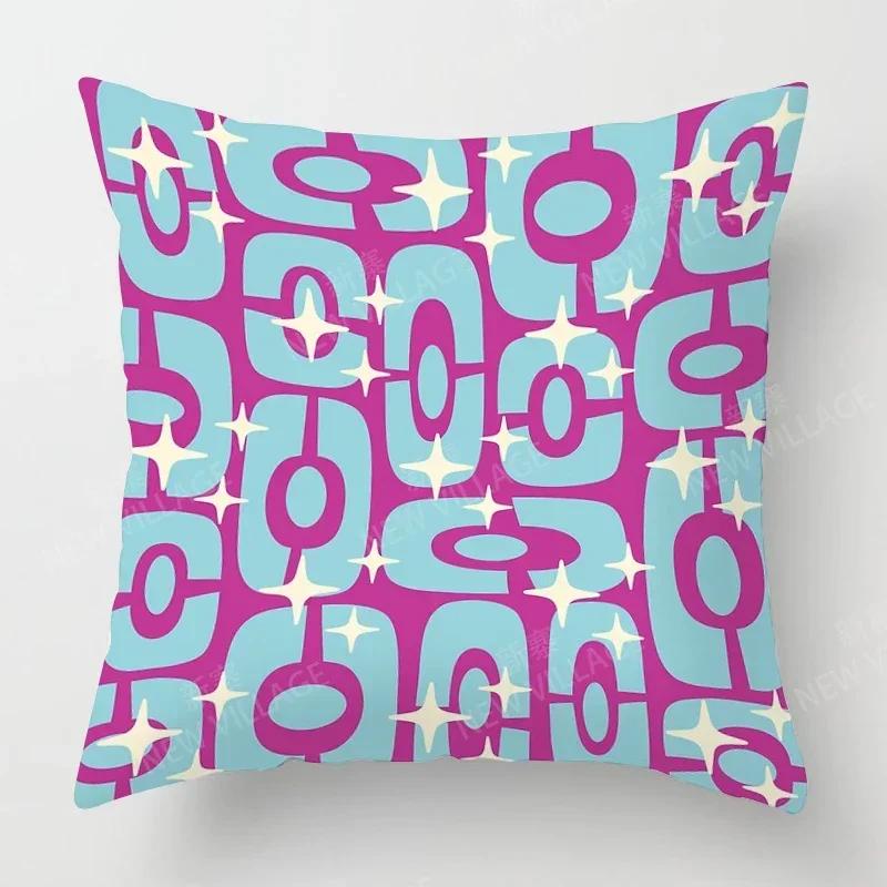 Nordic Fall Home Decor Autumn Throw Pillow Case Sofa Cushion Cover Modern  Geometry