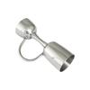 304 Stainless Steel Measuring Cup With Handle Steel Cocktail Jiggers Wine Dispenser Bartender Tools Bar Accessories