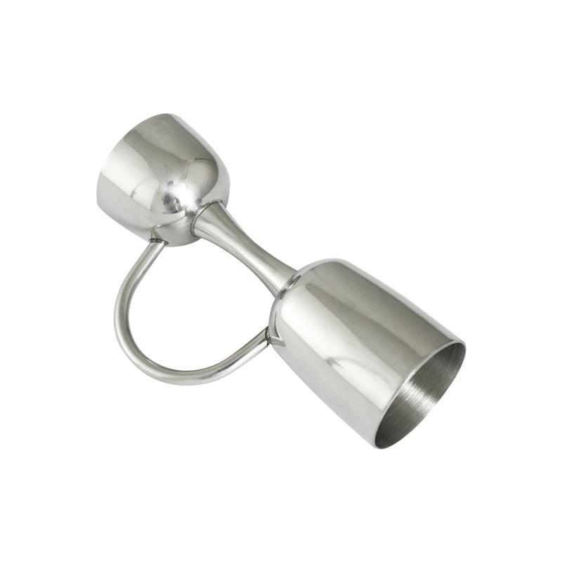 304 Stainless Steel Measuring Cup With Handle Steel Cocktail Jiggers Wine Dispenser Bartender Tools Bar Accessories