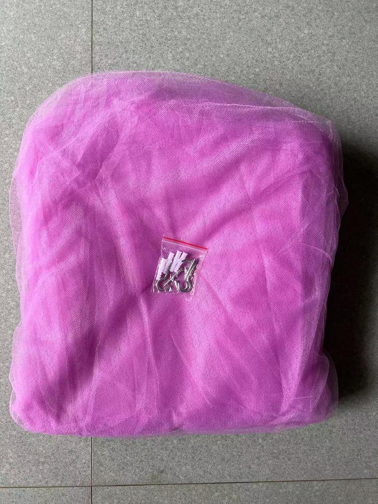 Quadrangle Mosquito Net Floor To Ceiling Bed Curtain Double Opening Mosquito Net Mosquito Proof Net Cover Fit for All Bed Sizes
