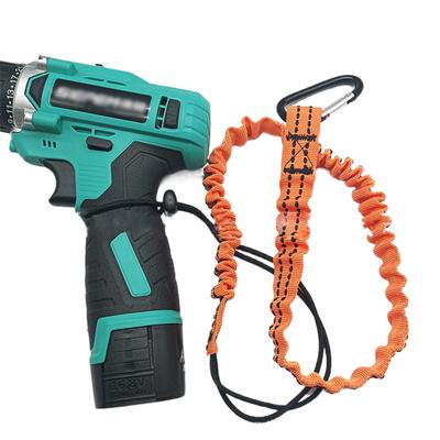 Portable Tool Lanyard Portable Anti-Falling Safety Rope Tool Leash Retractable Bungee Cord with Lock Carabiner