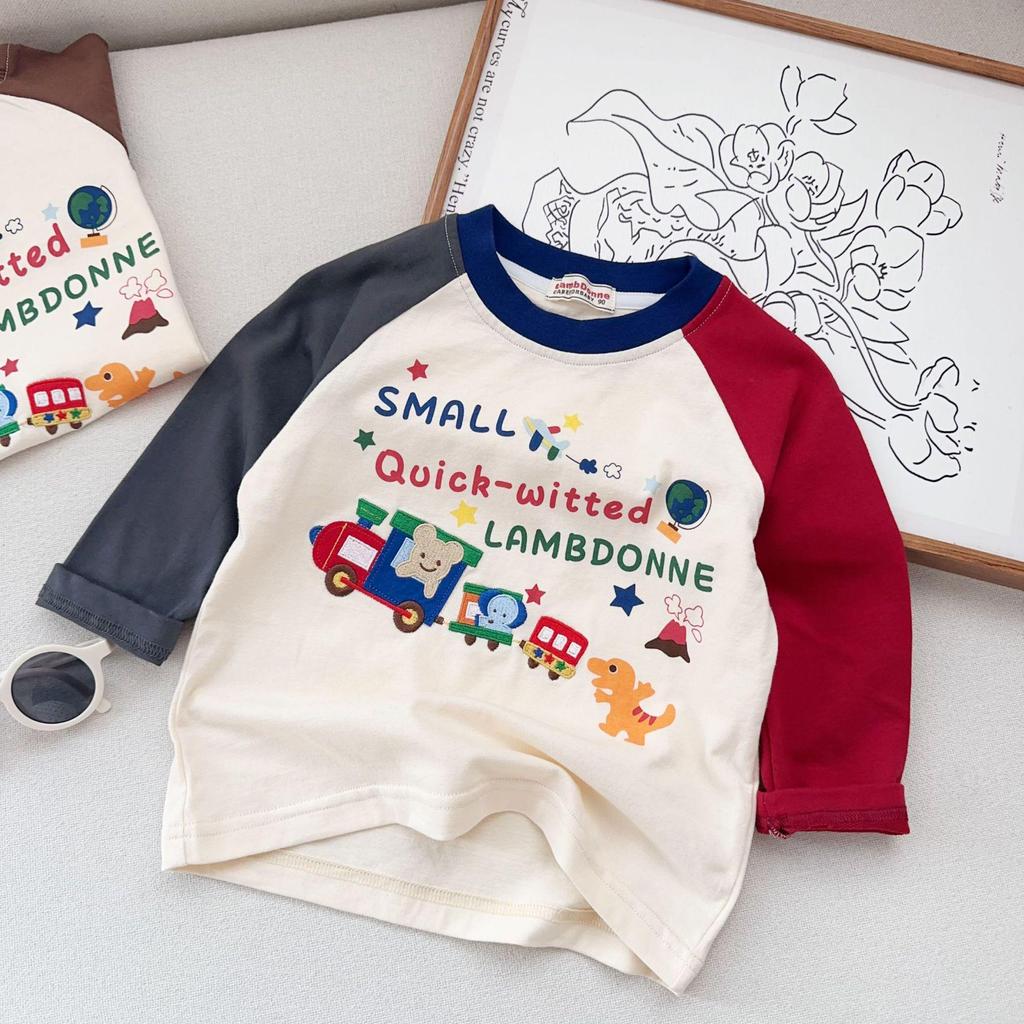 Children's Long-Sleeve Base Layer Top for Boys and Girls - New Autumn Style