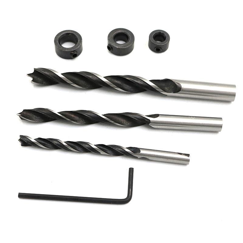 Strumento guida per trapano per fori di centraggio manuale per la lavorazione del legno, adatto per trapano da 6 8 10 mm