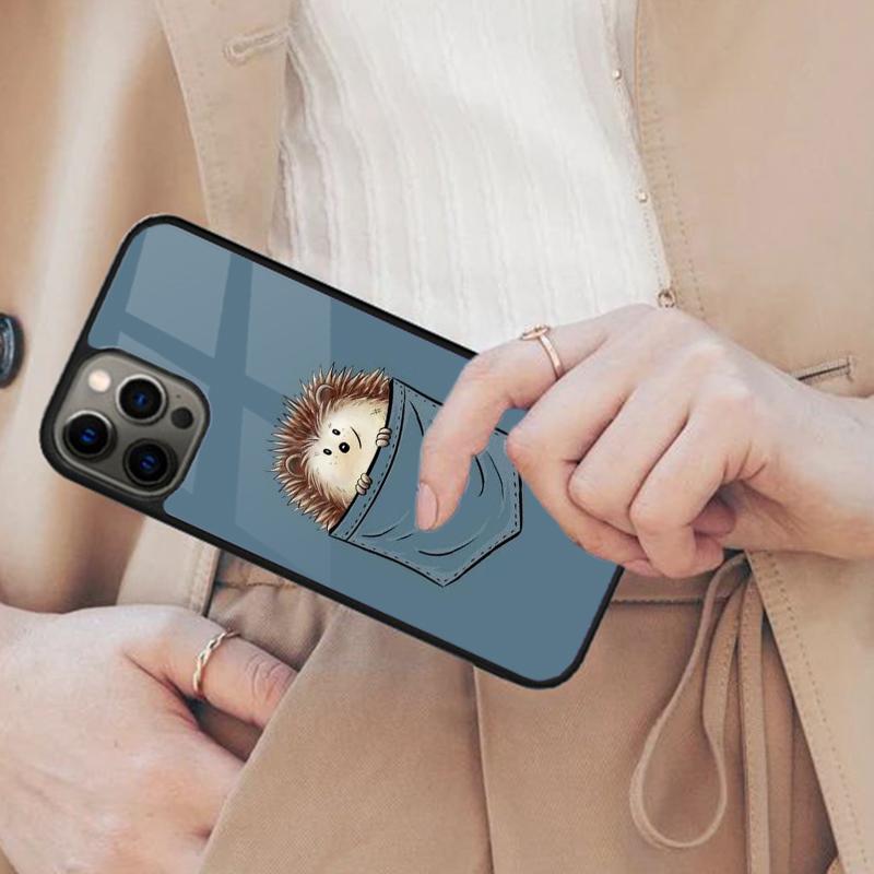 

Kawaii Little hedgehog colored Magnetic Phone Case For APPLE iPhone 17 Air 16 14 13 12 Pro Max 15 Plus Wireless MagSafe Cover iPhone 13mini
