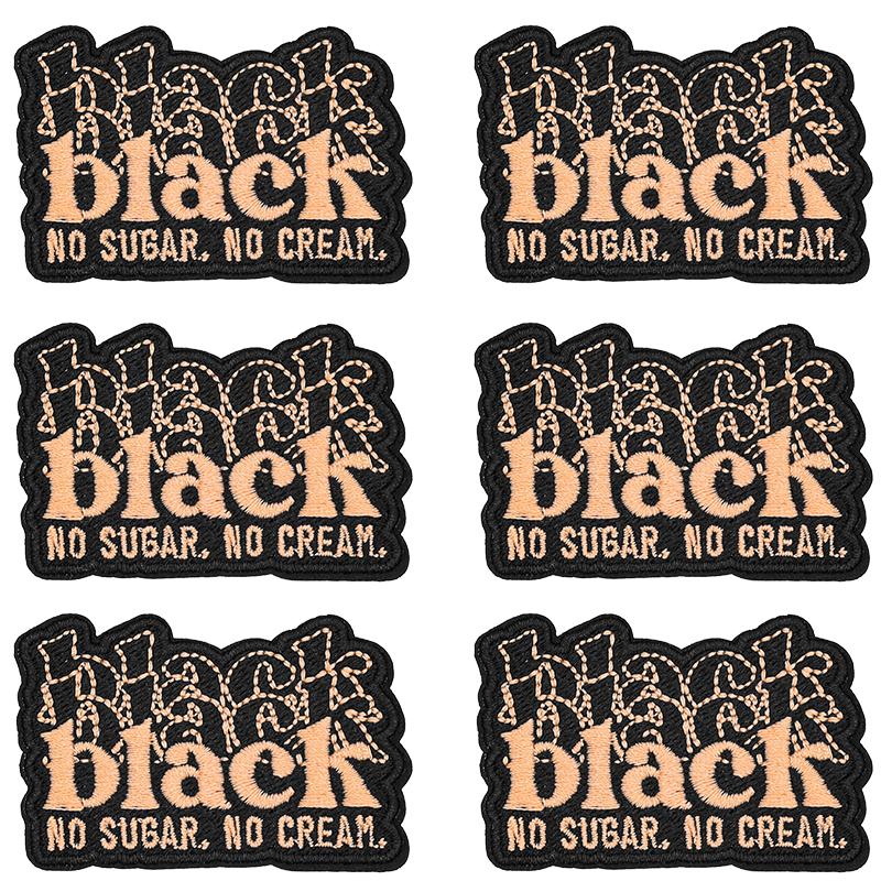 10PCS Fashion Black Girl Embroidered Patch Iron On Patches For Clothing Black Girl Magic Patches For Clothes Jackets Sewing DIY