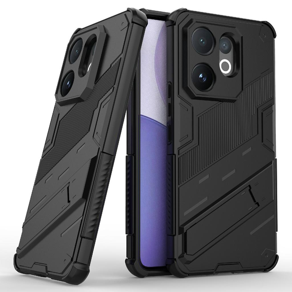 For vivo V60 5G Case PC+TPU Shockproof Phone Cover with Kickstand