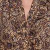 Camisa Estampada con Volantes WJCD0501F para Mujer