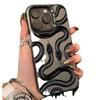 Dark Snake Pattern Hard Shell Case for Apple 12/13/14/15 Pro Max/16 - Euro/American Style