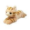 Knee cat stuffed toy brown M size P-1812