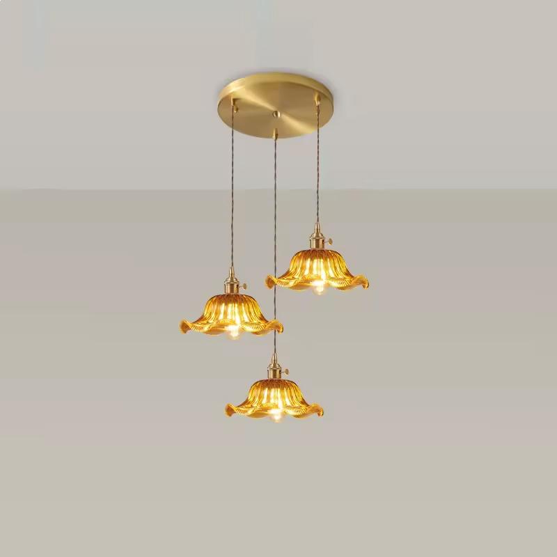 Vintage Creative Glass Metal Pendant Lights Fixture Retro Loft Style Bar Restaurant Kitchen Room Indoor Hanging Lamp Luminaire