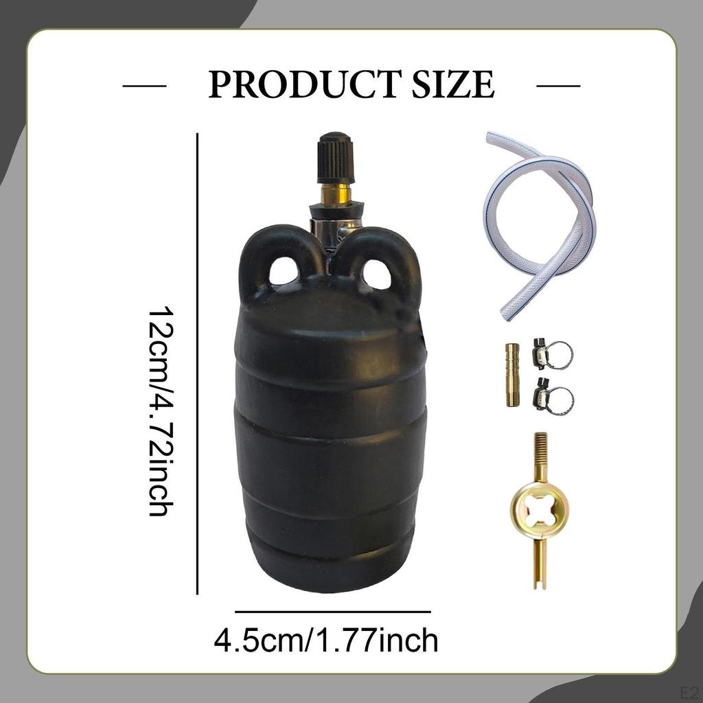 Inflatable Plug Plumbing Test Ball Balloon Pressure for Plumbers Maintenance Crews
