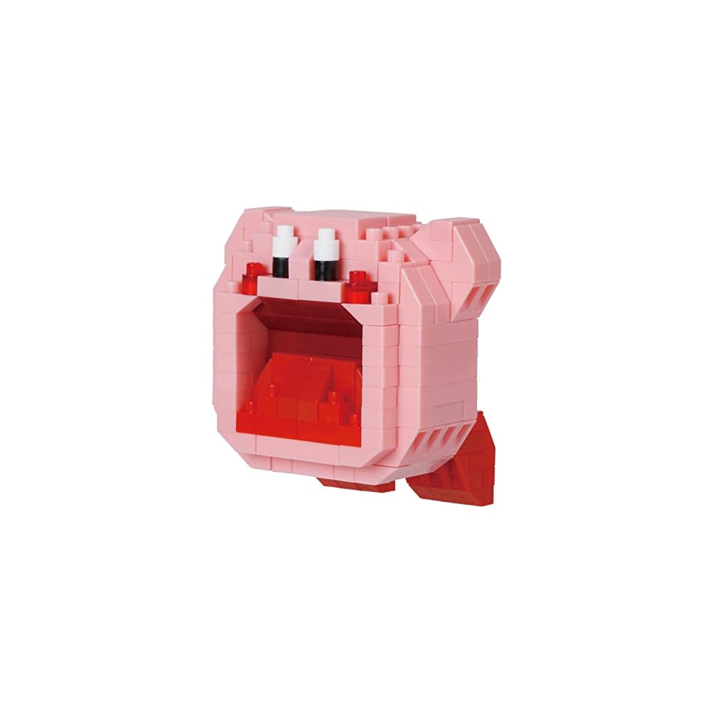 Kawada nanoblock Kirby Sucking 200 Pieces Building Set for Ages 12 and Up