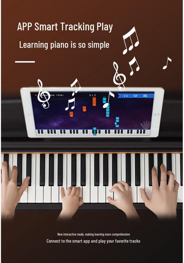 88-Key Weighted Hammer Portable Electric Piano for Professional Exam Grade