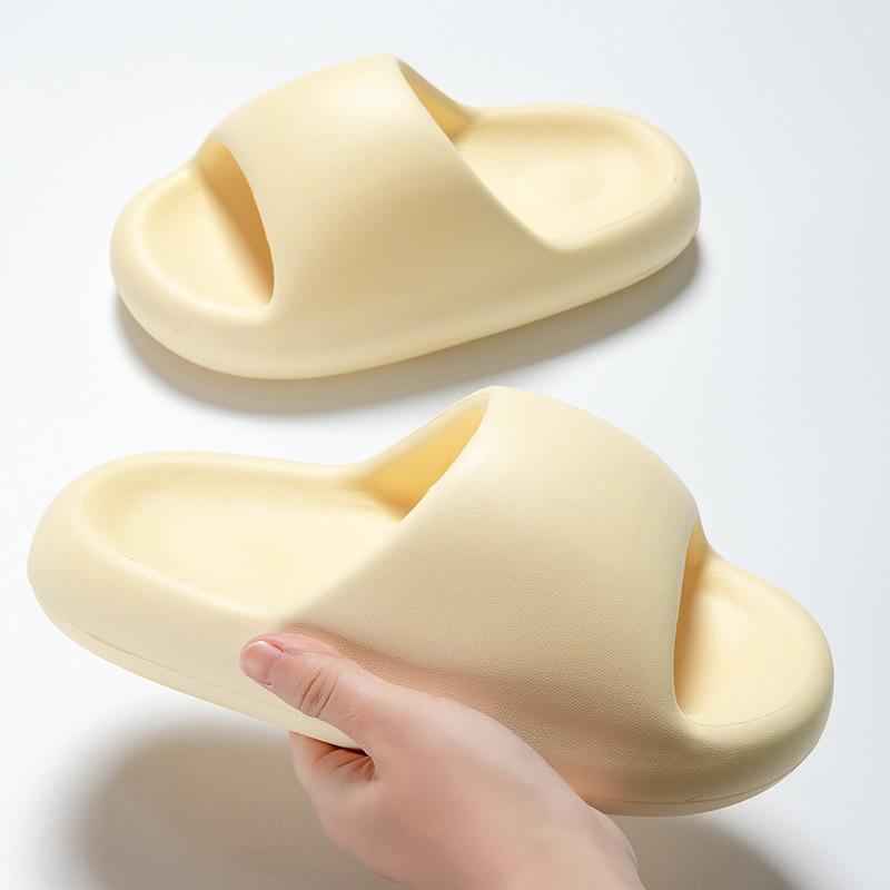 Женские летние тапочки, сандалии, пляжные шлепанцы, шлепанцы, обувь для ванной на толстой подошве, обувь из ЭВА 40-41 жёлтый