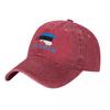 Estonia Country Flag Gift Design Baseball Cap fashionable Beach Outing Golf Cap Kids Hat Caps For Women Unisexs