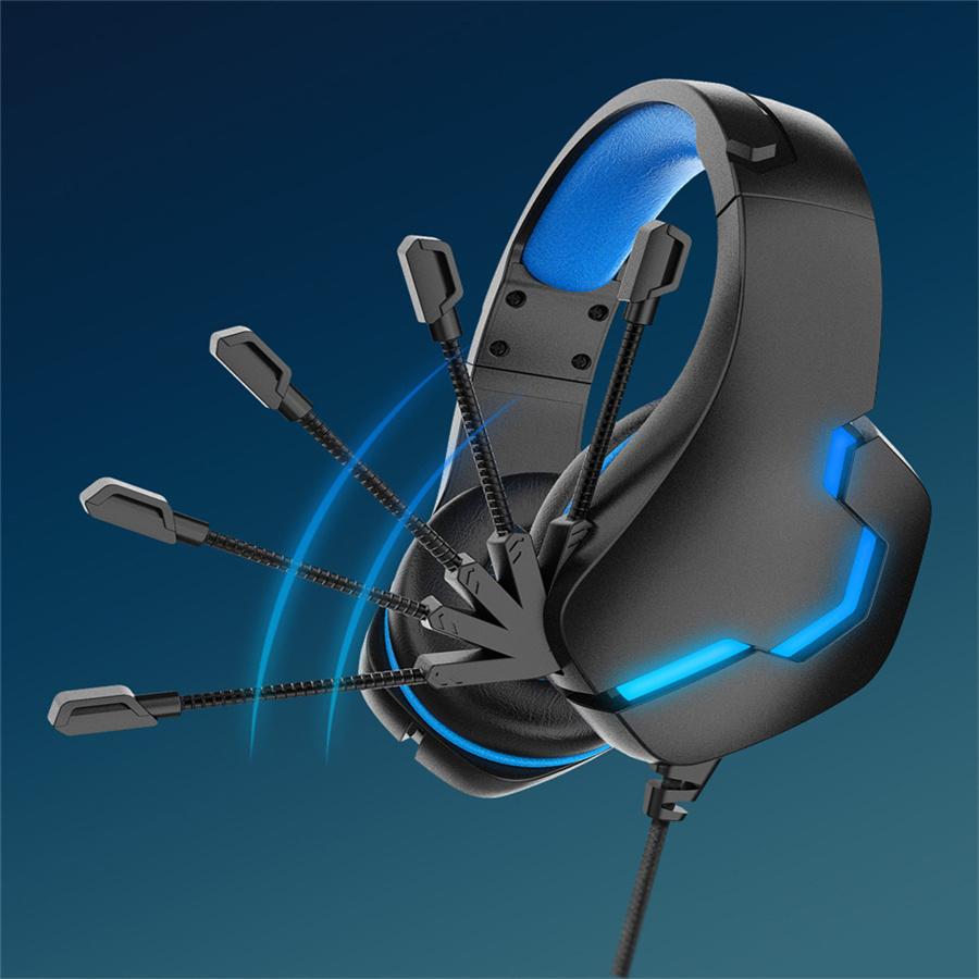 Head-mounted Wired Headset Wire-controlled Luminous Esports Mobile Phone Computer Game Headset
