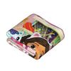 Pink Gabby Dollhouse Blanket Coral Fleece Plush Cute Cartoon Ultra-Soft Throw Blanket for Bedding Couch Bedspread