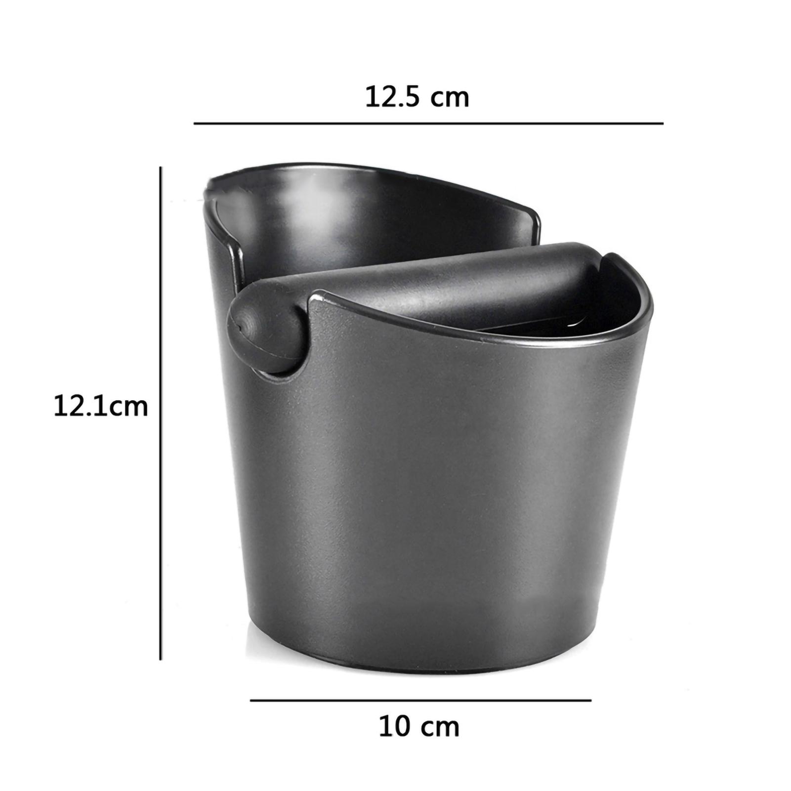 

Coffee Knocking Grounds Box ABS Coffee Dump Bin Coffee Ground Knock Container for Home Restaurant 12.5x10x12.1cm 12.5x10x12.1cm