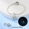 Charms Copper Luminous Spaceship Astronaut Planet Sun Beads Pendants Fit Diy Bracelet Necklace Making Women Exquisite Gifts
