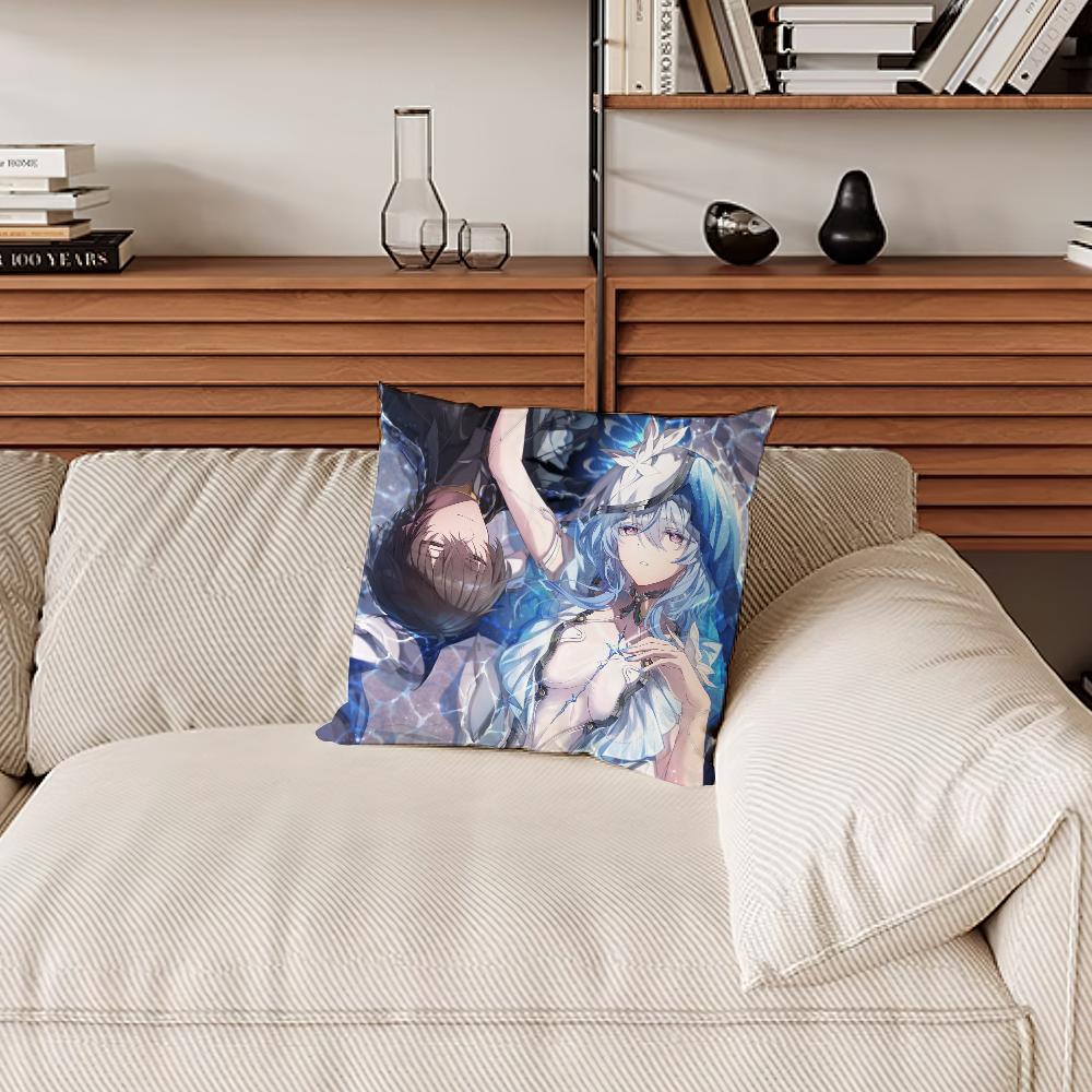 Heißes Spiel Wuthering Waves Der Uferwächter Kissenbezug Sofa Wohnzimmer Schlafzimmer Kopfteil Rückenlehnenkissen Quadratisches Kissen Nickerchenzeit